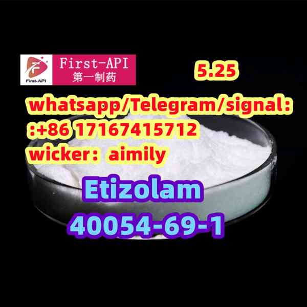 Etizolam  40054-69-1 Alprazolam 28981-97-7  Spot supply