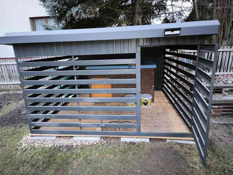 Zánovní kotec pro psa 3x3m Konstal celokov + okap - foto 4