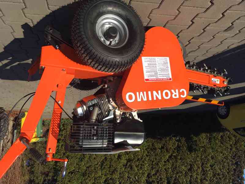 Drážkovací fréza, zemní rýhovač - motorový - foto 3