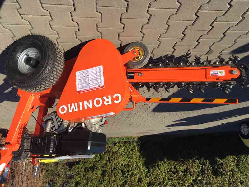 Drážkovací fréza, zemní rýhovač - motorový - foto 4