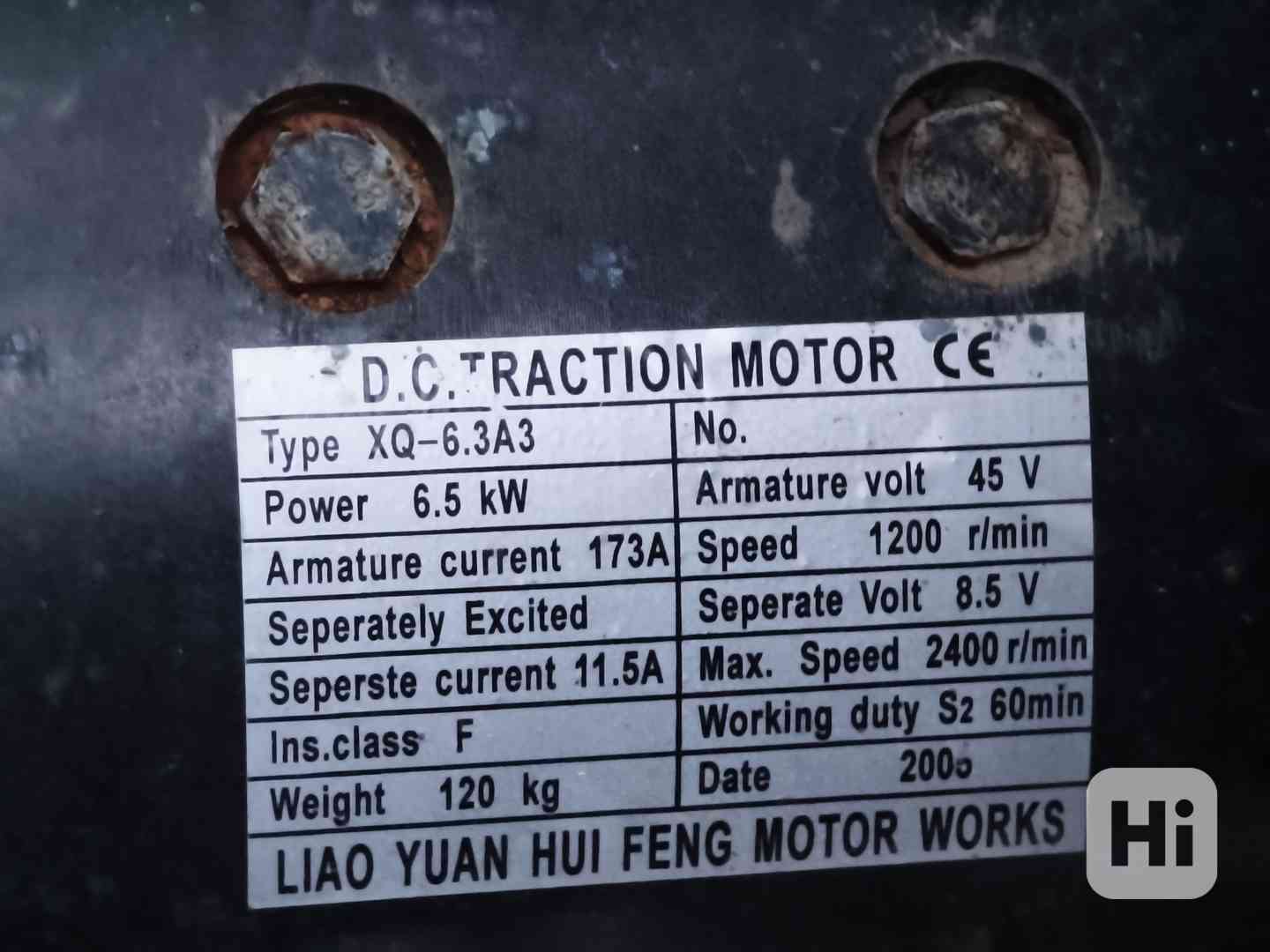 Elektromotor k vysokozdvižnému vozíku - foto 1