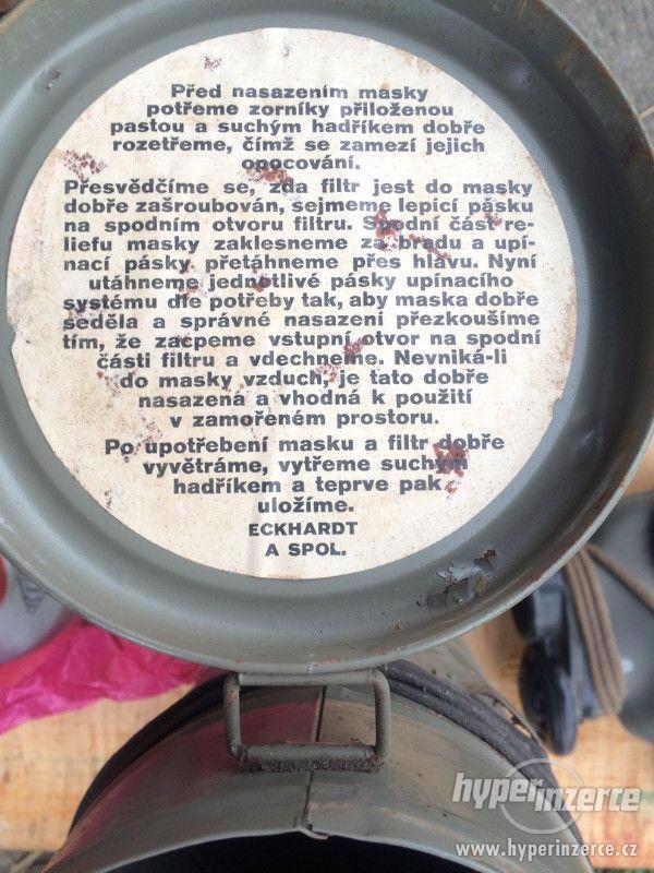 Stará ČS předválečná plynová maska, 1938/1939 - foto 3