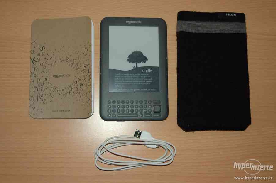 Prodám čtečku e-knih Kindle 3 - s wifi + pouzdro - foto 3