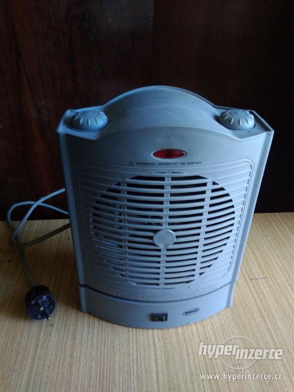 teplovzdušný ventilátor - foto 1