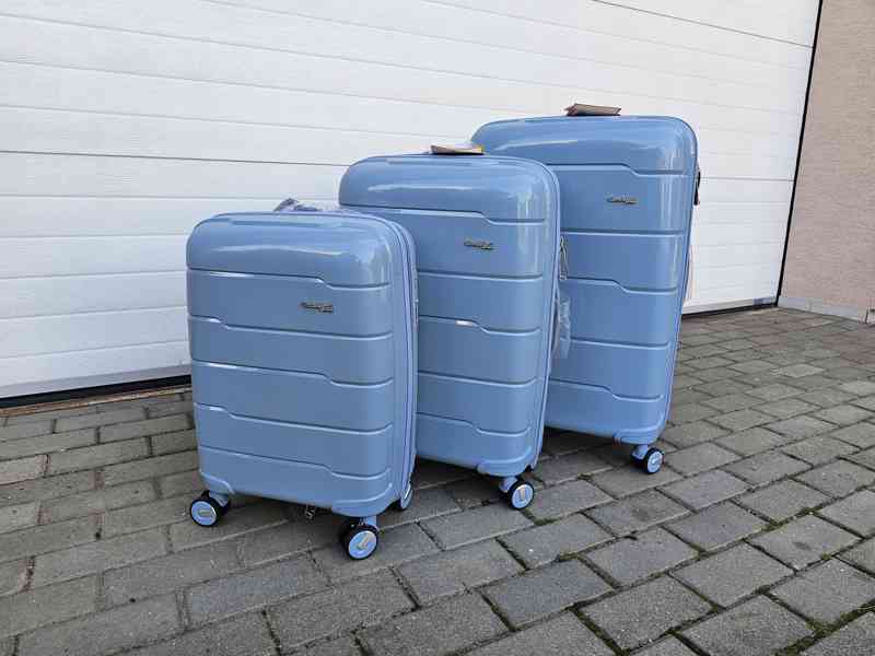 Sada skořepinových cestovních kufrů nová mix barev - foto 7