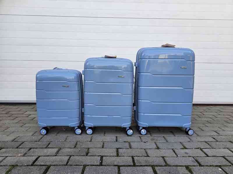 Sada skořepinových cestovních kufrů nová mix barev - foto 8