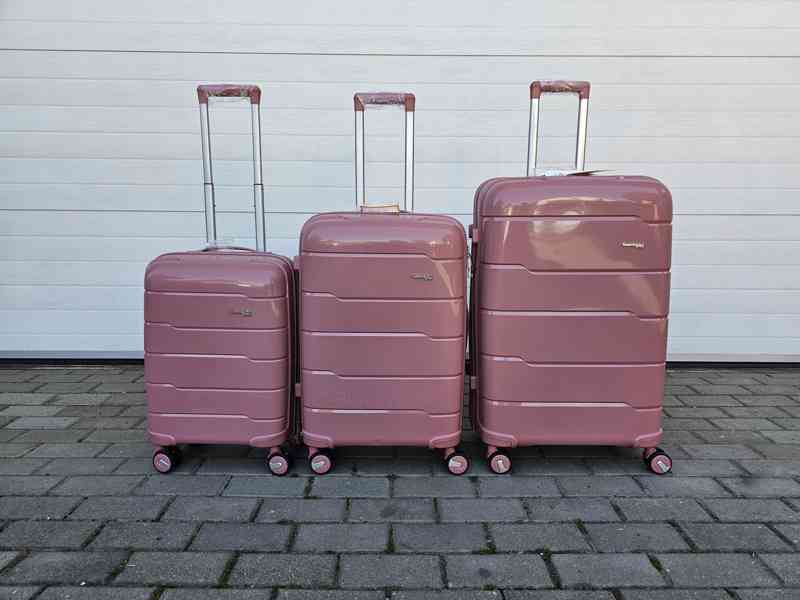 Sada skořepinových cestovních kufrů nová mix barev - foto 2