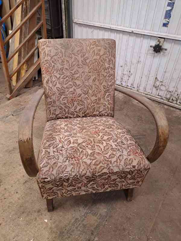 Křeslo Halabala k renovaci.K vyzvednutí v Žatci, 606 247 137 - foto 5