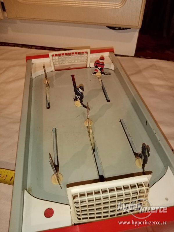 Starý lední hokej s číselníkem - není puk - pěkný - foto 5