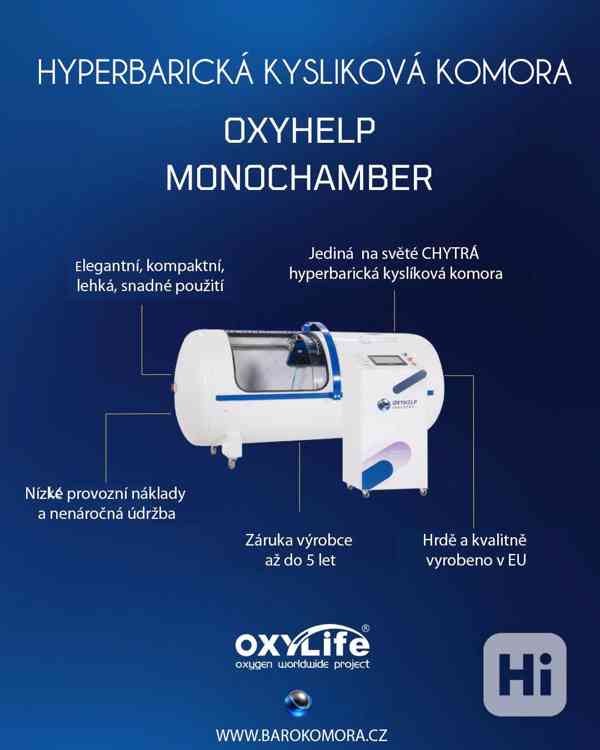 Kyslíková hyperbarická komora je již dostupná i pro Vás!  - foto 5