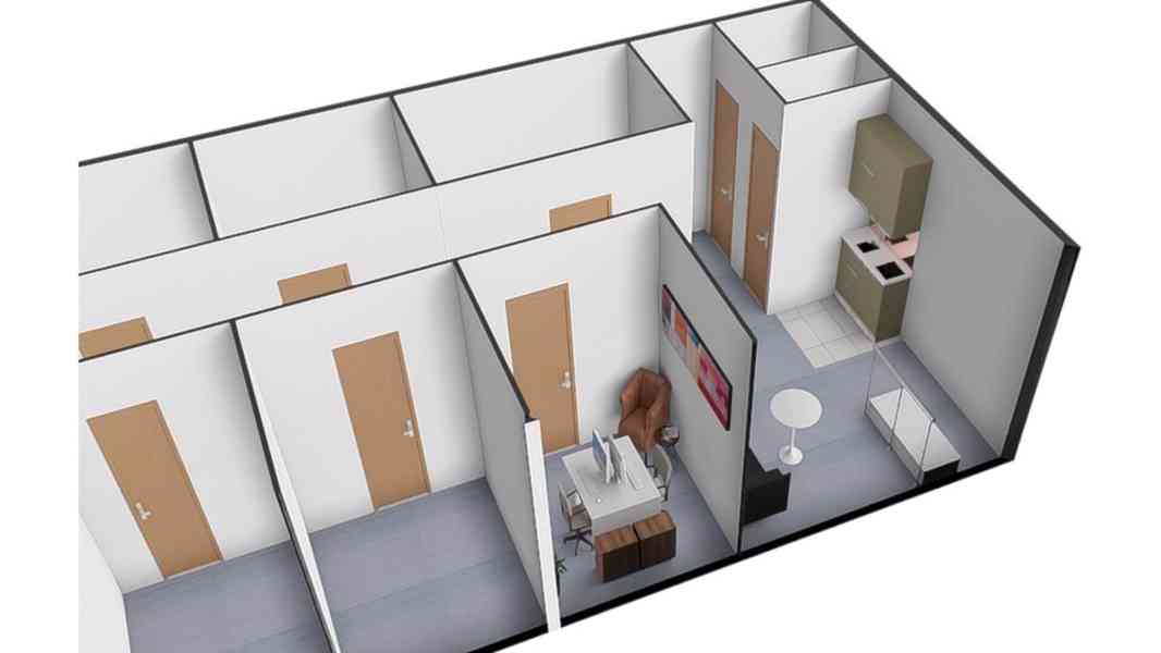 PRONÁJEM KANCELÁŘE O CP CCA 12,90 M2, BRNO – KRÁLOVO POLE - foto 8