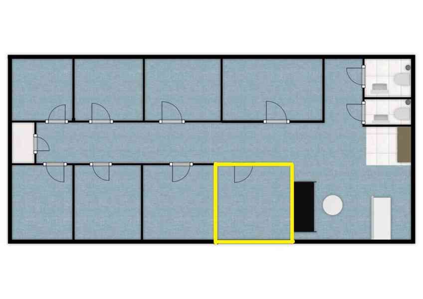 PRONÁJEM KANCELÁŘE O CP CCA 12,90 M2, BRNO – KRÁLOVO POLE - foto 7