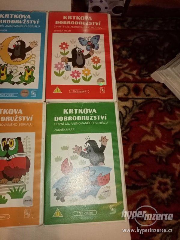 Videokazety s dětskou tématikou - 4 x krtek a jiné - foto 4