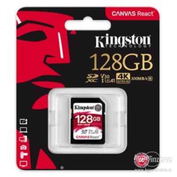 Paměťová karta Kingston Canvas React SDXC 128GB UHS-I U3 - foto 1