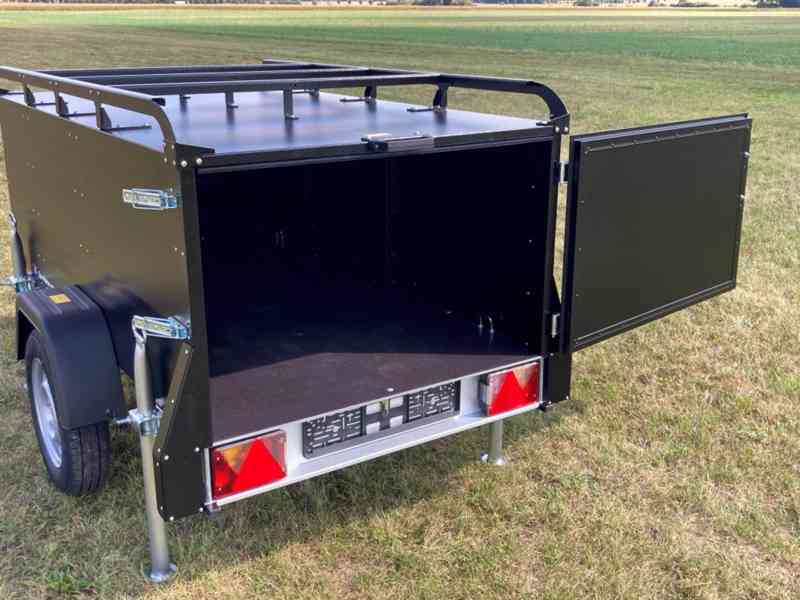 Přívěsný Vozík CAMPING Blackout s Nosičem na Stan Böckmann - foto 18