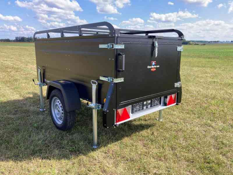 Přívěsný Vozík CAMPING Blackout s Nosičem na Stan Böckmann - foto 7