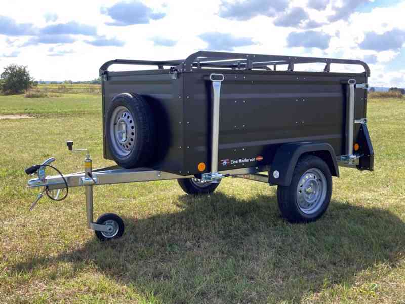 Přívěsný Vozík CAMPING Blackout s Nosičem na Stan Böckmann - foto 2