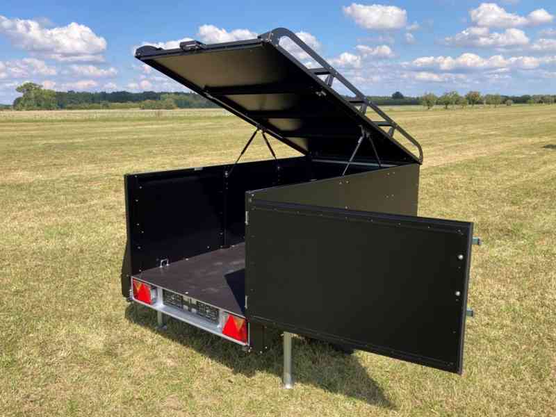 Přívěsný Vozík CAMPING Blackout s Nosičem na Stan Böckmann - foto 10