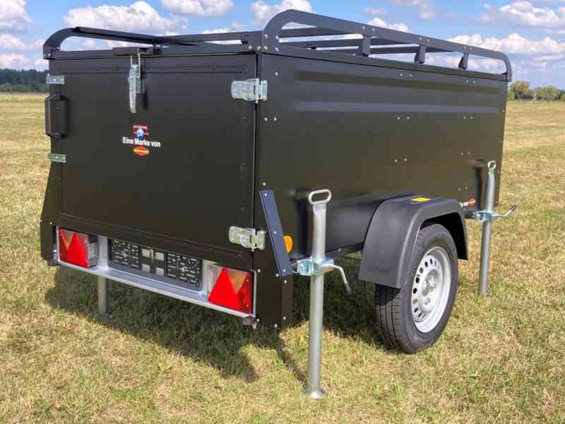 Přívěsný Vozík CAMPING Blackout s Nosičem na Stan Böckmann - foto 6