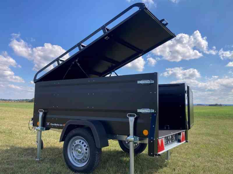 Přívěsný Vozík CAMPING Blackout s Nosičem na Stan Böckmann - foto 13
