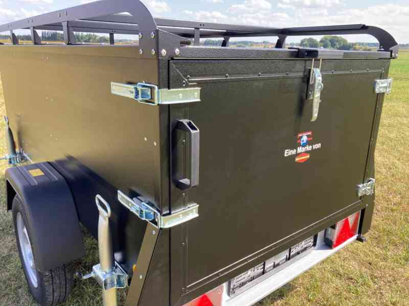Přívěsný Vozík CAMPING Blackout s Nosičem na Stan Böckmann - foto 8