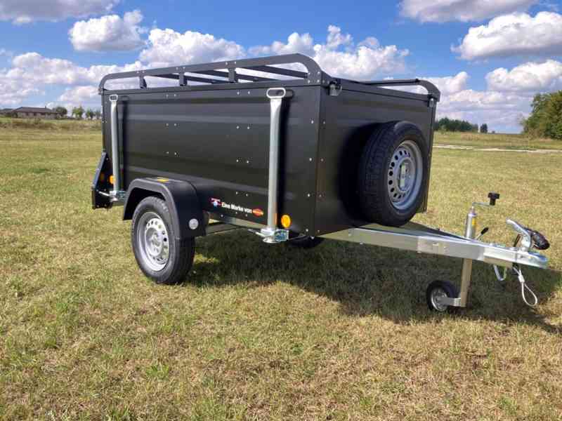 Přívěsný Vozík CAMPING Blackout s Nosičem na Stan Böckmann - foto 3