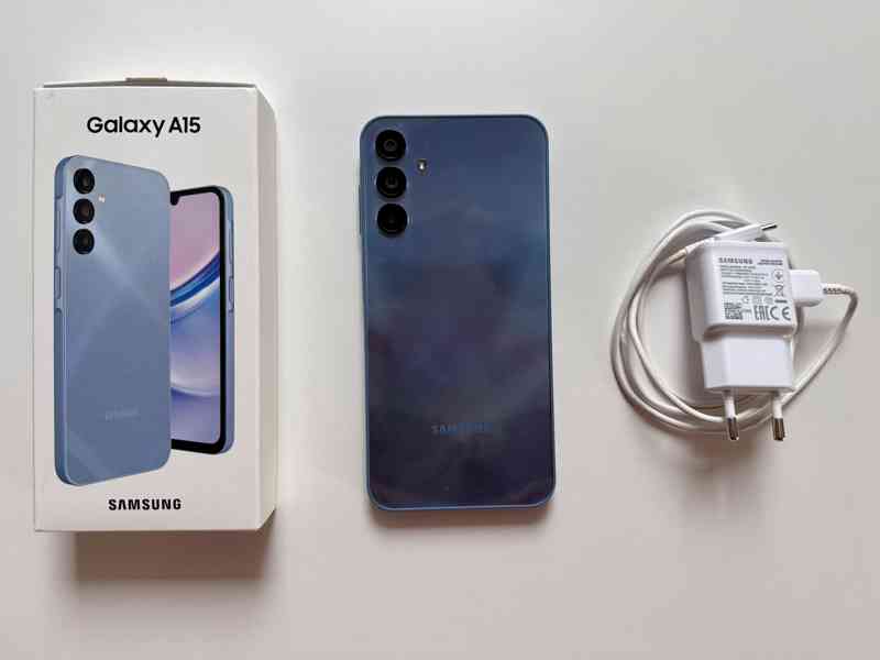 Prodám mobilní telefon SAMSUNG A15 LTE 155F/4 GB/128 GB/Blue - foto 2