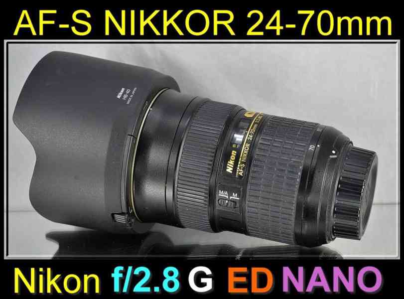 Nikon AF-S NIKKOR 24-70mm F/2.8 G ED **FX 1:2.8 - foto 1