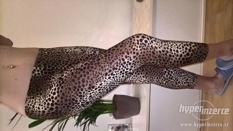 leopardí legínky vel. S/M - foto 1