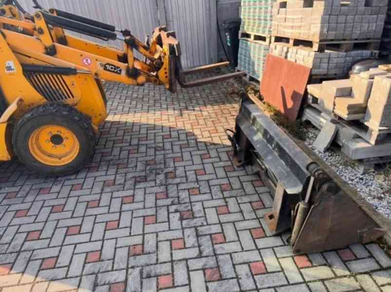 JCB 1CX SPZ 4lopaty vidle vývody 3t mini-traktorbagr - foto 4
