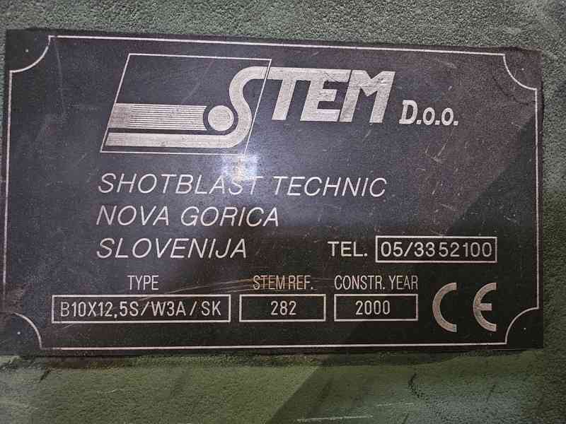 Bubnový tryskač s ocelovým pásem - STEM. - foto 14