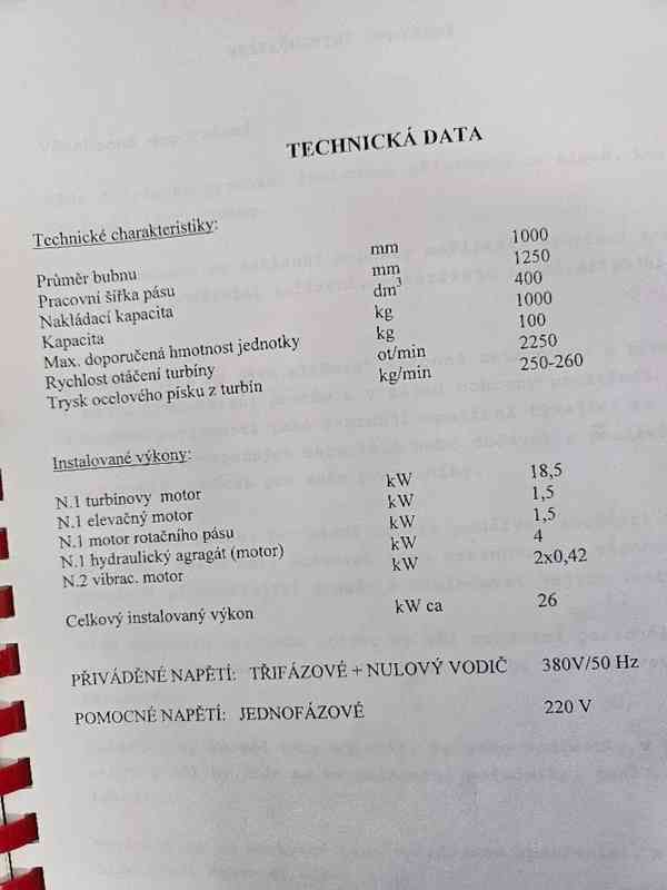 Bubnový tryskač s ocelovým pásem - STEM. - foto 13