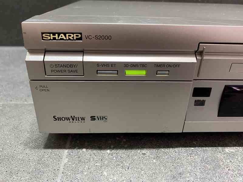 SHARP VC-S2000 videorekordér S-VHS s TBC  - foto 2