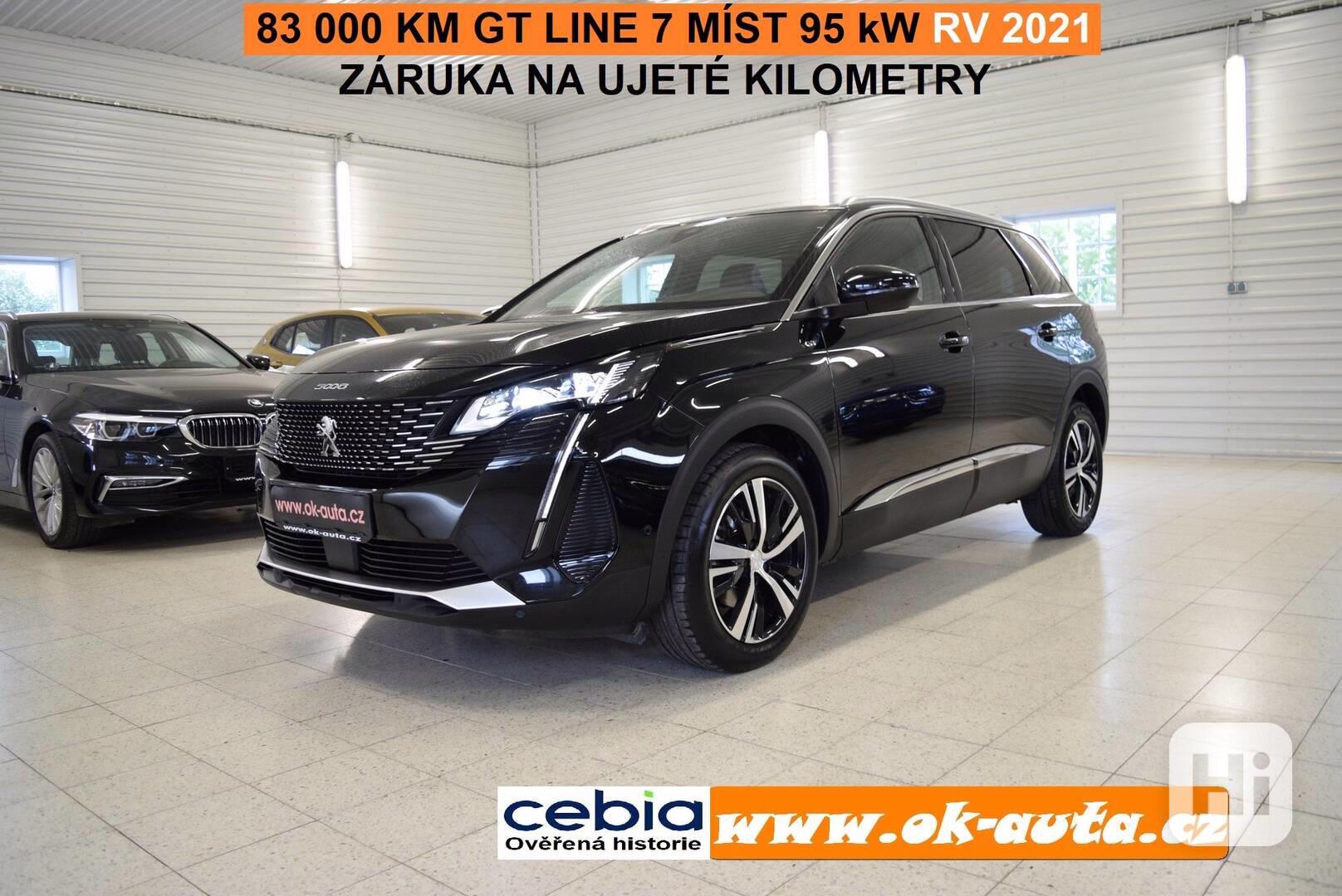 Peugeot 5008 1.5 BHDI GT LINE 7 MÍST 83 000 KM 2021-DPH  - foto 1