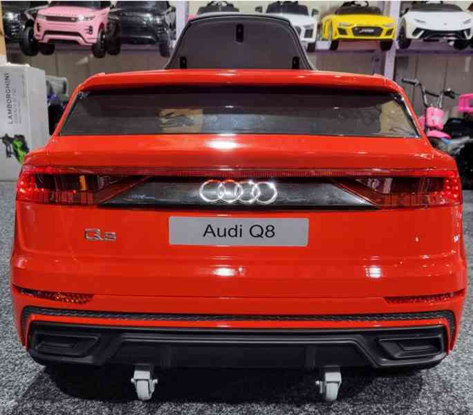 AUDI Q8 12V DĚTSKÉ JEZDÍ NA AUTO - ČERVENÉ MP4 - foto 6