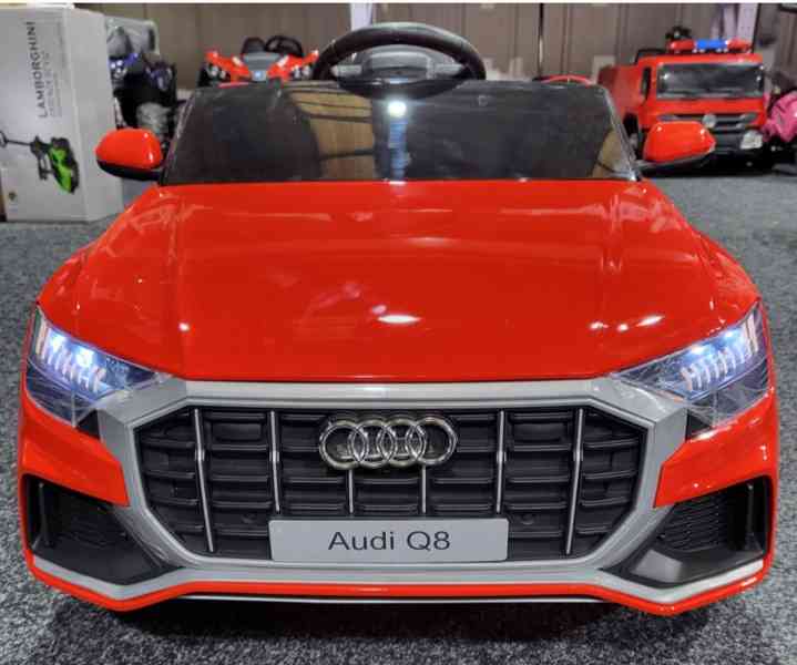 AUDI Q8 12V DĚTSKÉ JEZDÍ NA AUTO - ČERVENÉ MP4 - foto 3