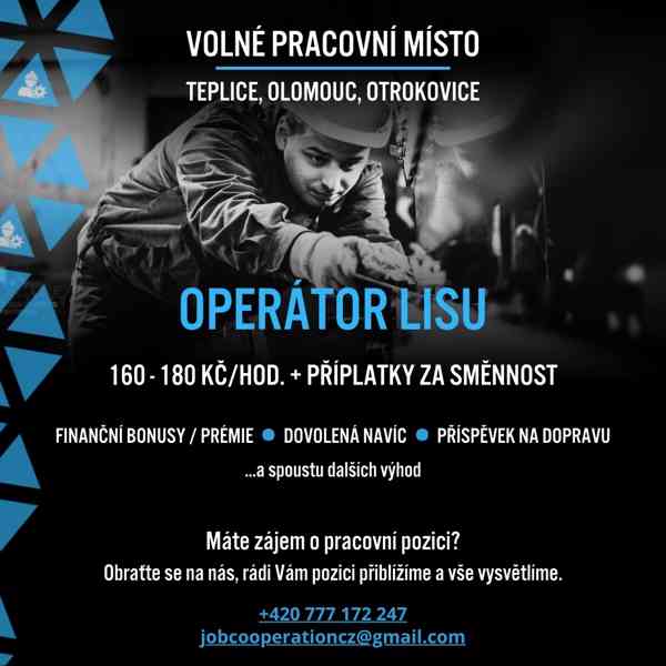 Operátor lisu (Teplice, Olomouc, Otrokovice) - foto 1