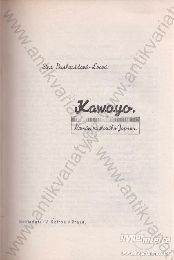 Kawoyo Drahorádová - Lvová Román za starého Japanu - foto 1