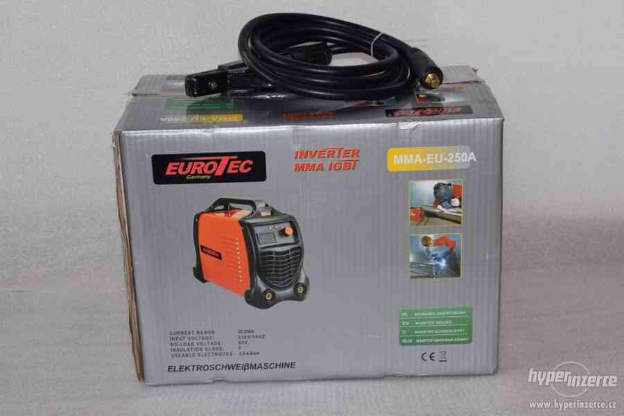 Kvalitní svarecka EuroTec 250A + kable, kukla, kartač - foto 10
