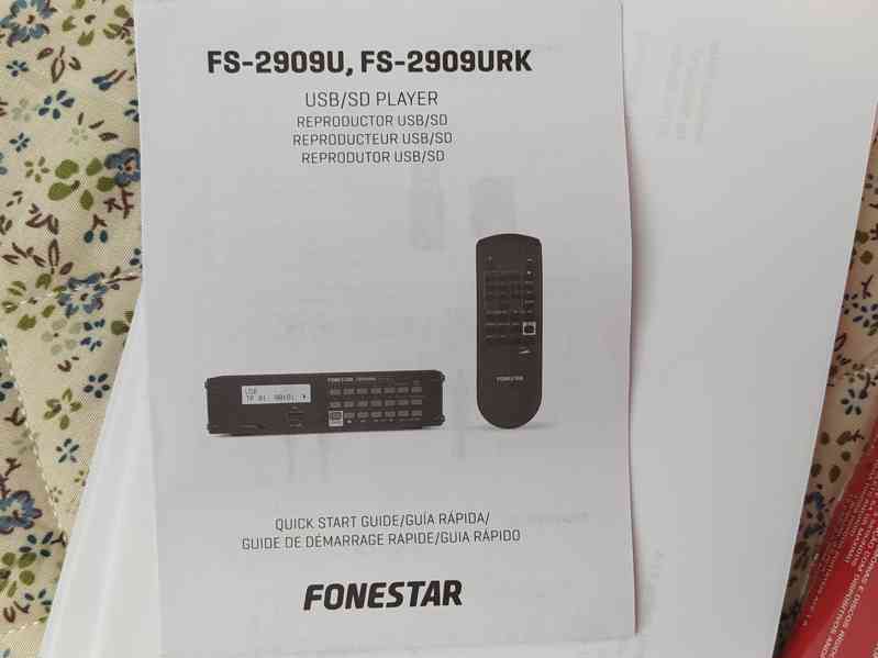 Fonestar FS-2909  USB přehrávač + DO - foto 3