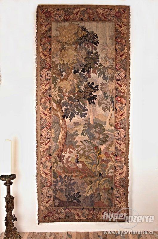 Vlámská tapiserie/gobelín z 18.století, 303x128cm - foto 1