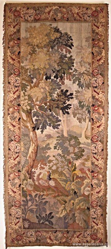 Vlámská tapiserie/gobelín z 18.století, 303x128cm - foto 2