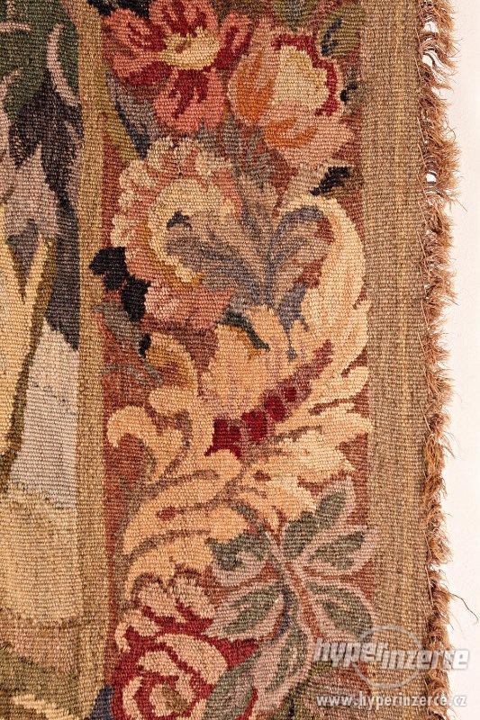 Vlámská tapiserie/gobelín z 18.století, 303x128cm - foto 5