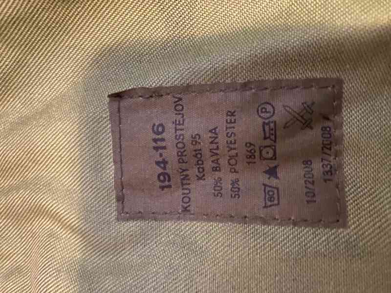 AČR kabát vz. 95 – nový, s visačkou - foto 4