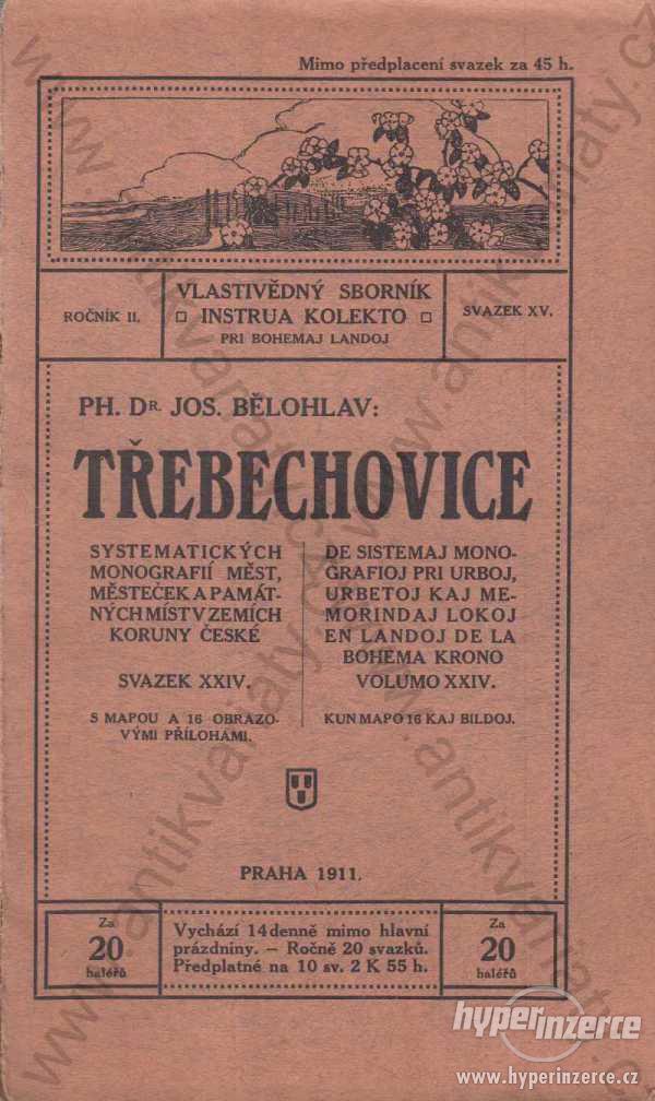 Třebechovice Jos. Bělohlav 1911 - foto 1
