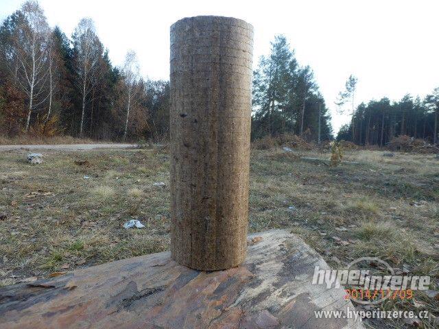 Brikety válcové - borovice, kvalitní, nespékavé palivo - foto 1