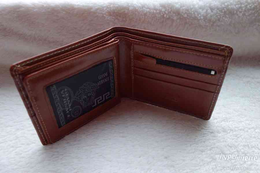 +++Versace pánská kožená peněženka+++Nová - foto 4
