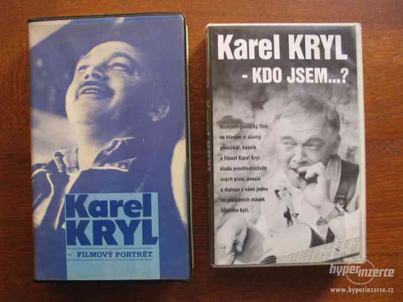 VHS kazety Karel Kryl - Filmový portrét + Kdo jsem...? - foto 1