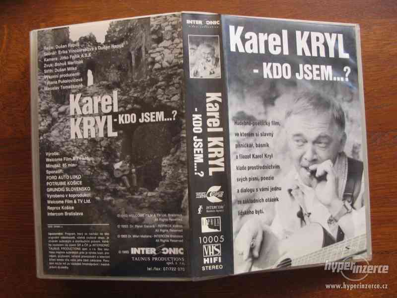 VHS kazety Karel Kryl - Filmový portrét + Kdo jsem...? - foto 4