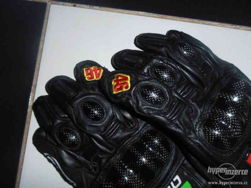 Moto rukavice VR46 - černé - foto 2